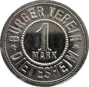 1 Mark - Dietesheim Bürger Verein obverse image