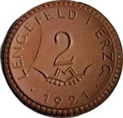 2 Mark - Lengefeld im Erzgebirge Wittig and Schwabe obverse image