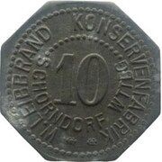 10 Pfennig - Schorndorf W. Leibbrand Konservenfabrik obverse image
