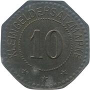 10 Pfennig - Schorndorf W. Leibbrand Konservenfabrik, Germany,  reverse image