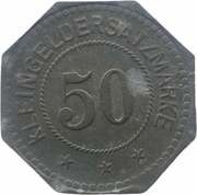 50 Pfennig - Schorndorf W. Leibbrand Konservenfabrik, Germany,  reverse image