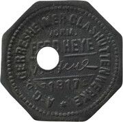 1 Pfennig - Gerresheim Glashüttenwerk vorm. Ferd. Heye obverse image