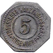 5 Pfennig - Busendorf Lothringer Walzengiesserei obverse image