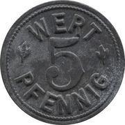 5 Pfennig - Colmar Bäcker-Innung, Germany,  reverse image