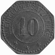 10 Pfennig - Forbach, Germany,  reverse image