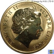 5 Dollars - Elizabeth II 4th Portrait - Rugby World Cup obverse image