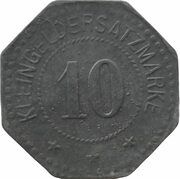 10 Pfennig - Hayingen, Germany,  reverse image