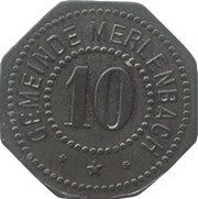 10 Pfennig - Merlenbach obverse image