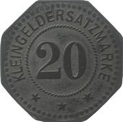 20 Pfennig - Merlenbach, Germany,  reverse image