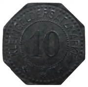 10 Pfennig - Mülhausen im Elsass Warenhaus Dreyfus, Germany,  reverse image
