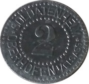 2 Pfennig - Oberhofen Soldatenheim obverse image