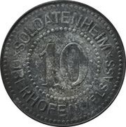 10 Pfennig - Oberhofen Soldatenheim obverse image