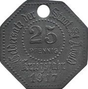25 Pfennig - Sankt-Avold obverse image