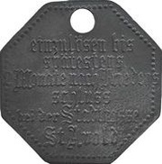 25 Pfennig - Sankt-Avold, Germany, 1917 reverse image