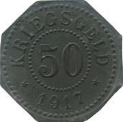 50 Pfennig - Saarburg in Lothringen, Germany, 1917 reverse image