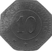 10 Pfennig - Saargemünd, Germany, 1917 reverse image