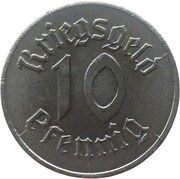 10 Pfennig - Strassburg im Elsass, Germany, 1918 reverse image