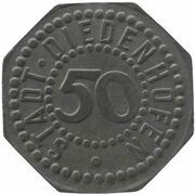 50 Pfennig - Diedenhofen obverse image