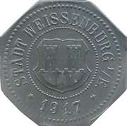 50 Pfennig - Weissenburg, Elsass obverse image