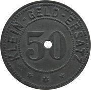 50 Pfennig - Adelsheim, Germany,  reverse image