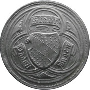 10 Pfennig - Baden-Baden, Germany, 1919 reverse image