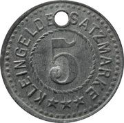 5 Pfennig - Breisach, Germany, 1918 reverse image