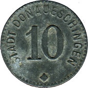 10 Pfennig - Donaueschingen obverse image