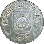 10 Pfennig - Donaueschingen, Germany, 1917 reverse image