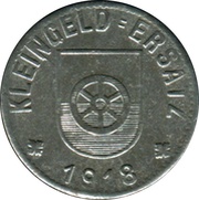 10 Pfennig - Donaueschingen, Germany, 1918 reverse image
