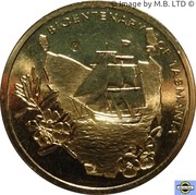 5 Dollars - Elizabeth II 4th Portrait - Tasmania Bicentenary, Australia, 2004 reverse image