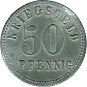 50 Pfennig - Furtwangen, Germany, 1918 reverse image