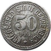 50 Pfennig - Gengenbach, Germany, 1918 reverse image