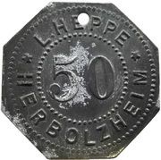 50 Pfennig - Herbolzheim L. Heppe obverse image