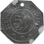 50 Pfennig - Herbolzheim L. Heppe, Germany,  reverse image
