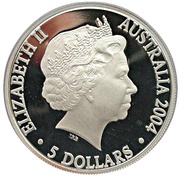 5 Dollars - Elizabeth II 4th Portrait - Steam Railways - Silver Proof obverse image