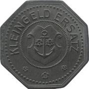 50 Pfennig - Kehl am Rhein, Germany, 1919 reverse image