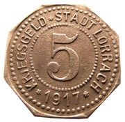 5 Pfennig - Lörrach obverse image