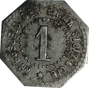 1 Pfennig - Mannheim Stotz and Cie obverse image