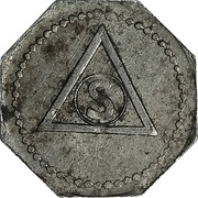 1 Pfennig - Mannheim Stotz and Cie, Germany,  reverse image