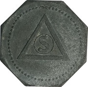 5 Pfennig - Mannheim Stotz and Cie, Germany,  reverse image