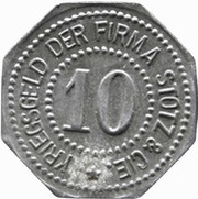 10 Pfennig - Mannheim Stotz and Cie obverse image