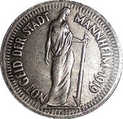 25 Pfennig - Mannheim obverse image