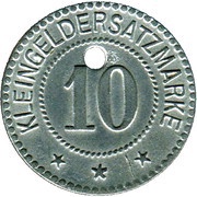 10 Pfennig - Mosbach, Germany, 1918 reverse image