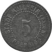 5 Pfennig - Müllheim obverse image