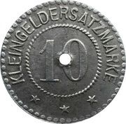 10 Pfennig - Oppenau, Germany,  reverse image