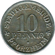 10 Pfennig - Pforzheim obverse image