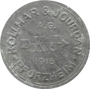 50 Pfennig - Pforzheim Kollmar and Jourdan A.G. obverse image