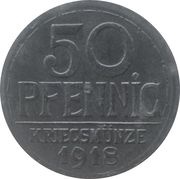 50 Pfennig - Radolfzell, Germany, 1918 reverse image