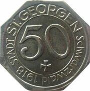 50 Pfennig - St. Georgen im Schwarzwald obverse image