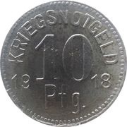 10 Pfennig - Tauberbischofsheim, Germany, 1918 reverse image